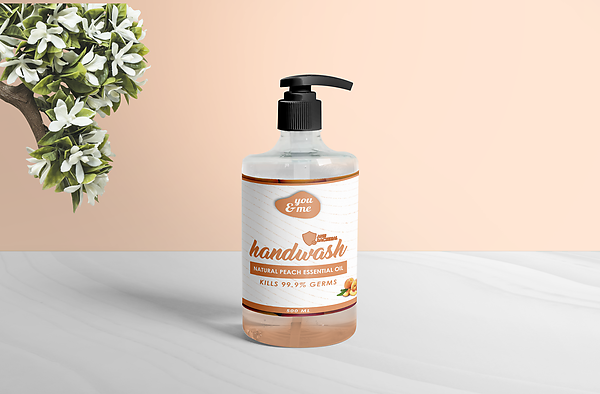 You & Me Handwash with Natural Peach Essential Oil